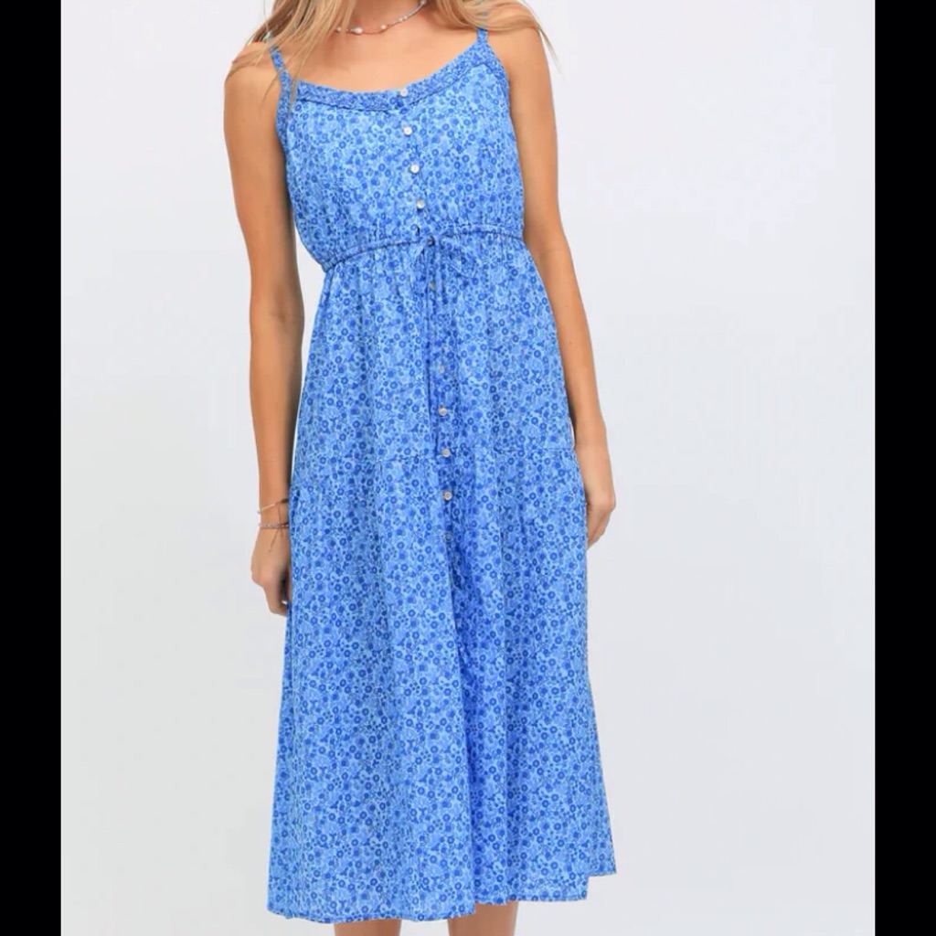 Electric & Rose Quinn Dress Pansy Floral Xs